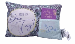 Hergo Geschenk-Kissen Mit Tasche 30x20cm - 1919 Heute Ist Dein Tag