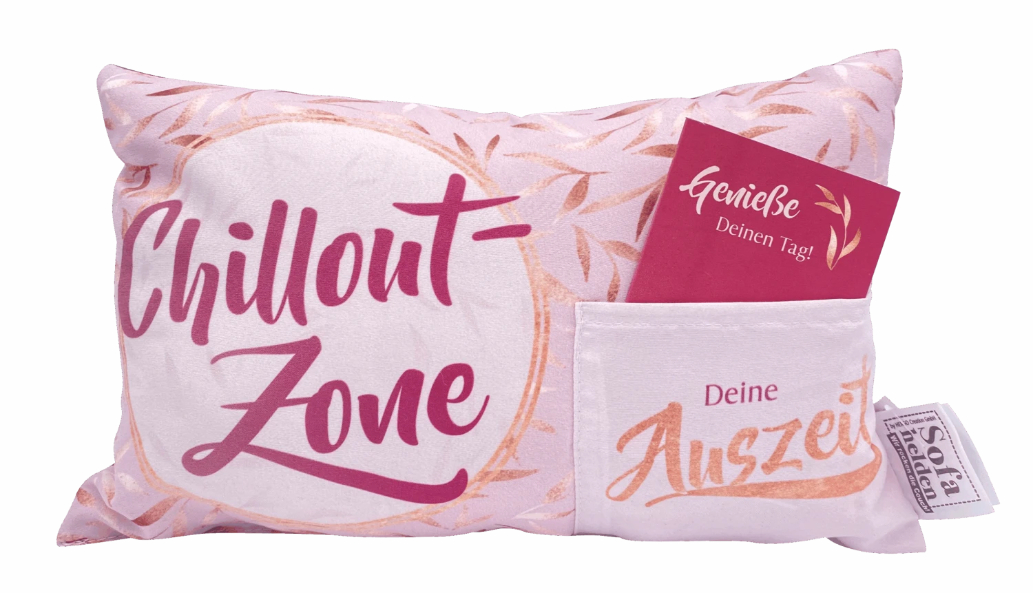 Hergo Geschenk-Kissen Mit Tasche 30x20cm - 1923 Chillout-Zone 1 Hergo Geschenk-Kissen Mit Tasche 30x20cm - 1923 Chillout-Zone