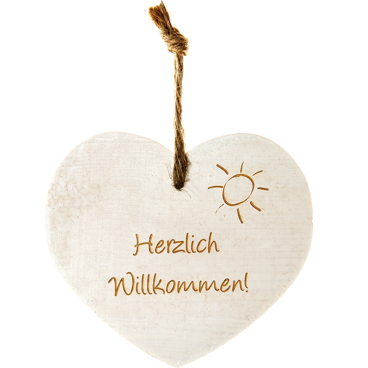 Vintage-Herz Aus Holz "Herzlich Willkommen" 21018 1 Vintage-Herz Aus Holz "Herzlich Willkommen" 21018