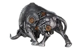 Gilde 37040 Steampunk Figur Stierkampf 22cm Bullfight Dekoration -Wohndekoration Geschäft 37040 4 15 6