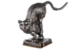 Gilde 37043 Steampunk Figur Gepard 25cm Dekoration