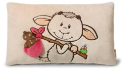 Nici 37620 Kissen Zicklein Hänsel + 2D Lebkuchenmann 43x25cm Plüsch Fairy Tales