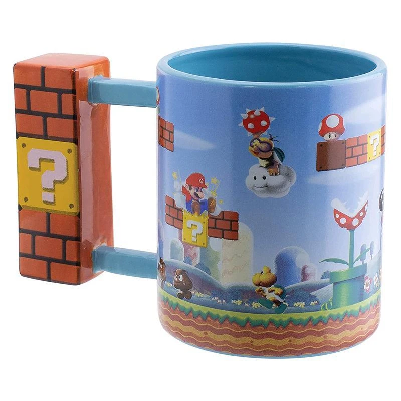 Super Mario Keramiktasse Kaffeetasse Sammeltasse - 3D Level 420ml Paldone 77558 1 Super Mario Keramiktasse Kaffeetasse Sammeltasse - 3D Level 420ml Paldone 77558