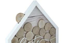 Gilde 44069 Gästebuch Haus Naturfarben Mit 55 Holzscheiben Zum Beschriften -Wohndekoration Geschäft 44069 5 8 8