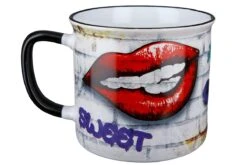 Gilde 44309 Keramik Tasse Streetart "Love" Ca. 390ml