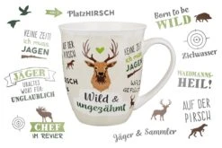 Gilde 44946 Jumbo-Tasse "Wild & Ungezähmt" Mit Sprüchen Ca. 400ml Porzellan -Wohndekoration Geschäft 44946 4 1