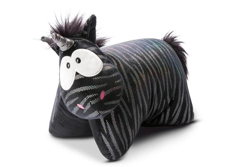 Nici 44958 Kuscheltierkissen Schwarz-silbernes Einhorn Starlight Mystery 40x30cm 1 Nici 44958 Kuscheltierkissen Schwarz-silbernes Einhorn Starlight Mystery 40x30cm