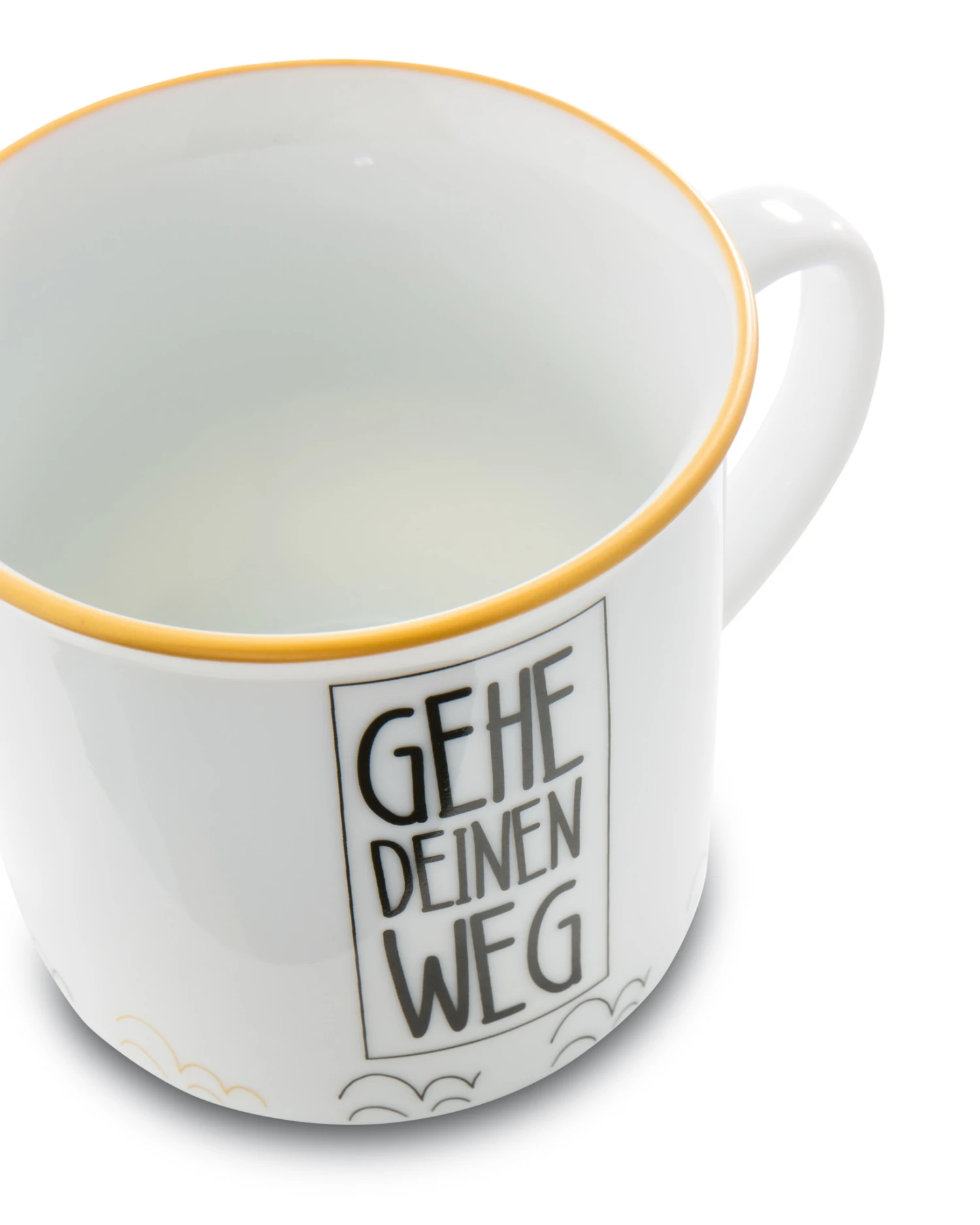 Nici 45013 Porzellantasse Metallic "Gehe Deinen Weg" Lama Kaffeetasse Teetasse 3 Nici 45013 Porzellantasse Metallic "Gehe Deinen Weg" Lama Kaffeetasse Teetasse – Bild 3