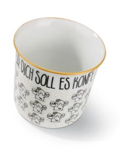 Nici 45017 Porzellantasse Metallic "Für Dich Soll Es Konfetti Regnen" Kaktus -Wohndekoration Geschäft 45017 04 ZA 1671x2048