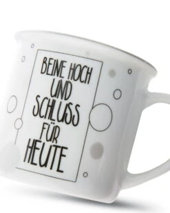 Nici 45033 Porzellantasse Metallic "Beine Hoch Und Schluss Für Heute" Flamingo -Wohndekoration Geschäft 45033 04 ZA 1638x2048