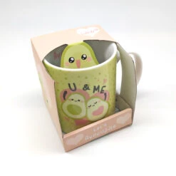 Nici 45871 Porzellantasse Avocado Let´s Avocuddle U & Me Kaffeetasse Teetasse