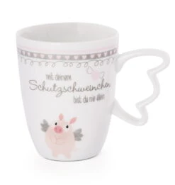 Nici 46056 PorzellanTasse Schutzschweinchen 360ml Kaffeetasse Teetasse