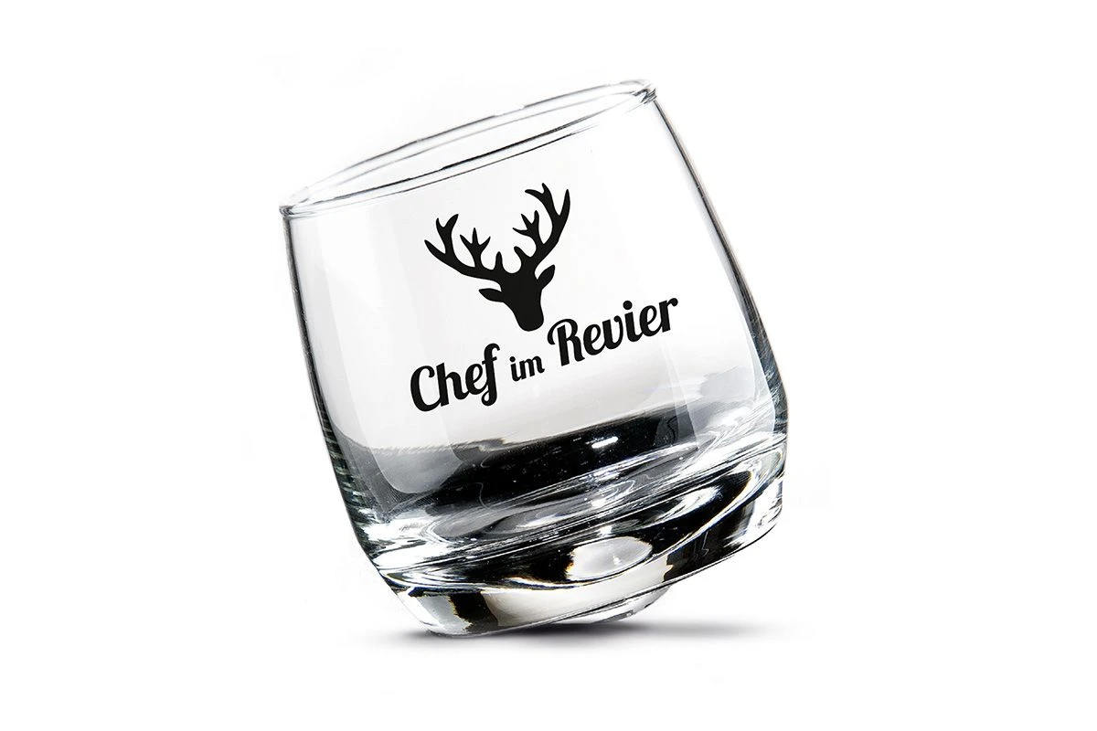 Gilde Wackelglas 2er-Set "Chef Im Revier" Designgläser 27cl 8,8cm 3 Gilde Wackelglas 2er-Set "Chef Im Revier" Designgläser 27cl 8,8cm – Bild 3
