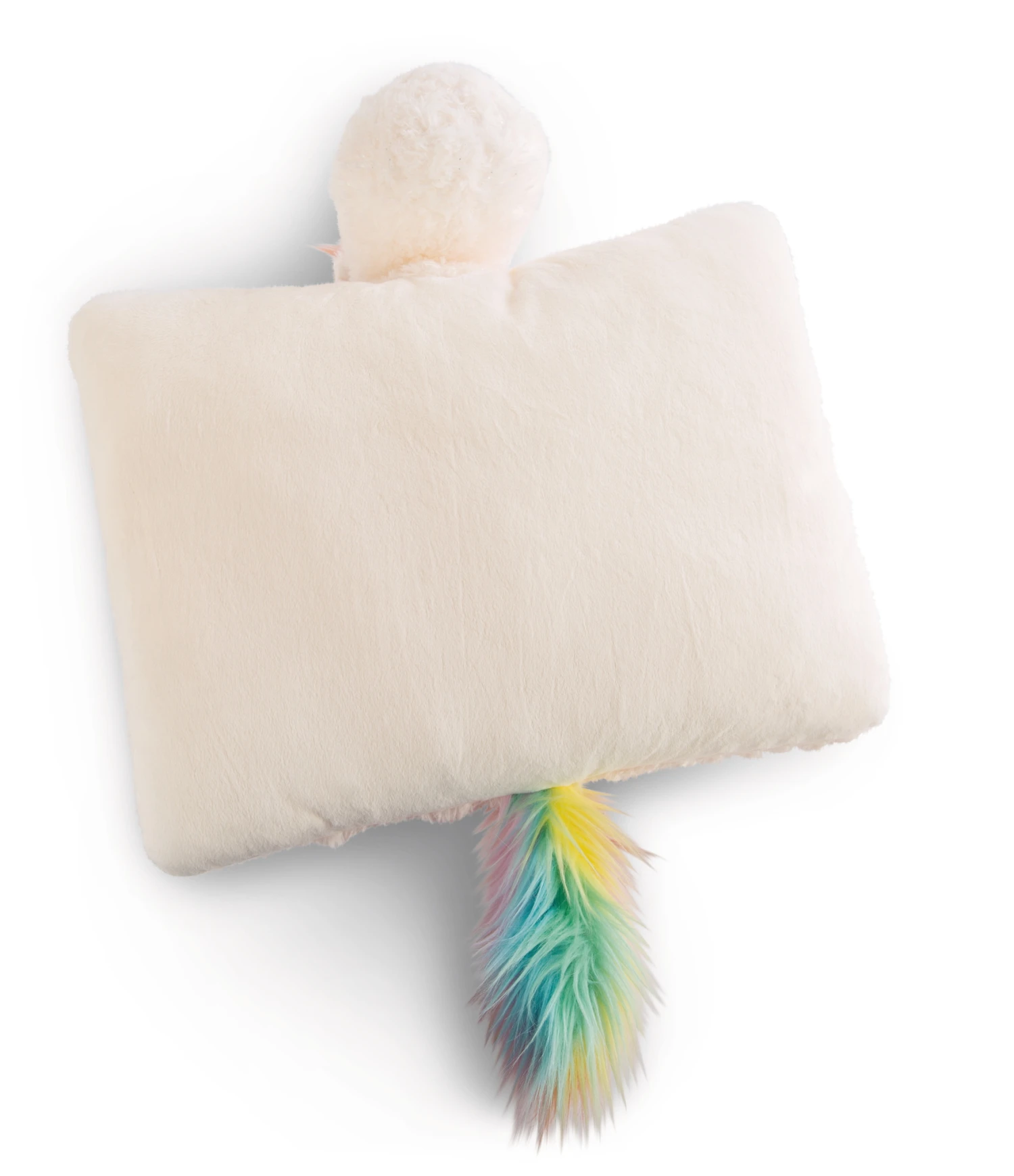 Nici 47383 Kuscheltierkissen Weißes Einhorn Rainbow Yin & Yang 40x30cm Plüsch 2 Nici 47383 Kuscheltierkissen Weißes Einhorn Rainbow Yin & Yang 40x30cm Plüsch – Bild 2