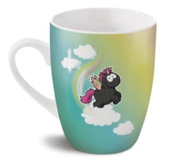 Nici 47387 Porzellantasse 310ml Einhorn Rainbow Yin & Yang Auf Wolken -Wohndekoration Geschäft 47387 02 ZA Frei 2048x1992