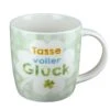 Gilde 49940 Porzellan Tasse "Tasse Voller Glück" Ca. 380ml
