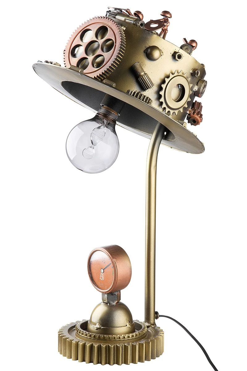 Gilde 68068 Steampunk Lampe Hut Ca. 63 Cm Dekoration 6 Gilde 68068 Steampunk Lampe Hut Ca. 63 Cm Dekoration – Bild 6