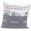 Hergo Sofahelden Kissen Mit Taschen 43x43cm - Katzenkissen 8768