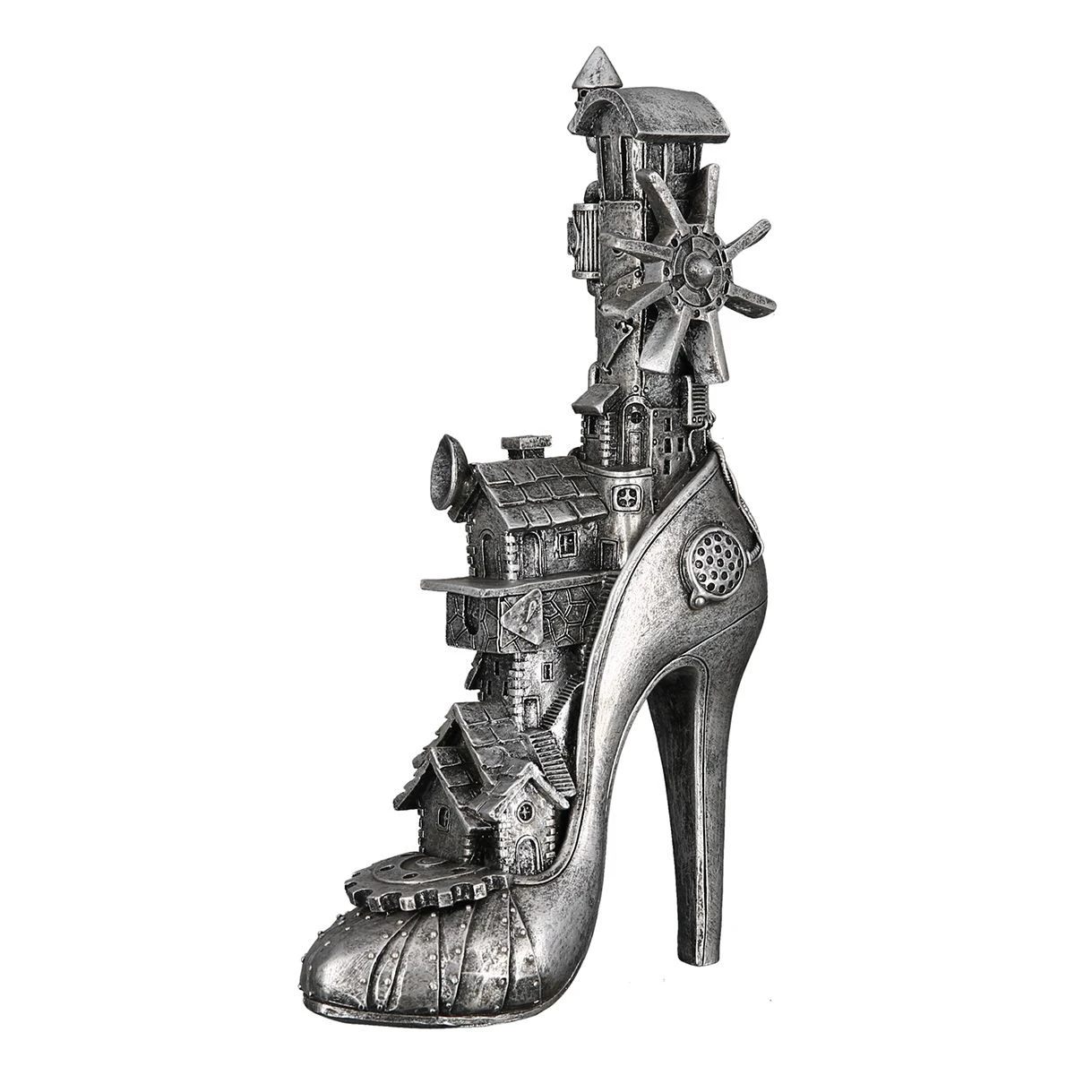 Gilde 89297 Steampunk Figur High Heel Schuh 24cm Dekoration