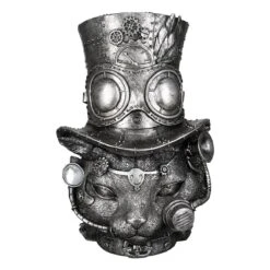 Gilde 89350 Steampunk Figur Tom-Cat Katze Mit Hut Ca. 22cm Dekoration -Wohndekoration Geschäft 89350 6 9