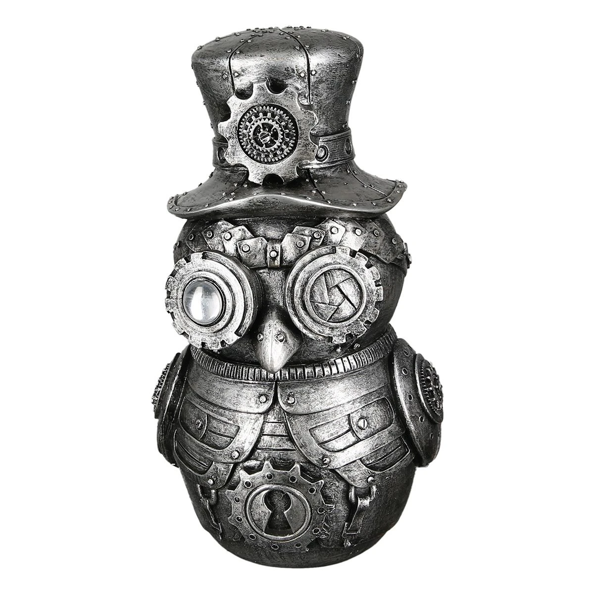 Gilde 89351 Steampunk Eule Figur 23cm Owl Dekoration