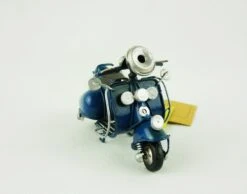 Blechmodell Mini-Roller Motorroller Ca 11,5x5,5x7,5cm 904444 Blau -Wohndekoration Geschäft Blechmodell Mini Roller Motorroller ca 11 5x5 5x7 5cm 904444 blau 4
