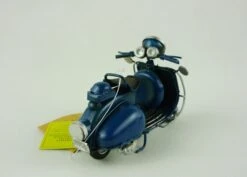 Blechmodell Mini-Roller Motorroller Ca 11,5x5,5x7,5cm 904444 Blau -Wohndekoration Geschäft Blechmodell Mini Roller Motorroller ca 11 5x5 5x7 5cm 904444 blau 6
