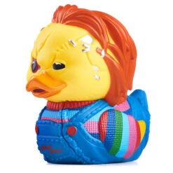 Badeente Numskull TUBBZ Cosplaying Duck - Chucky - Scarred Chucky -Wohndekoration Geschäft Chucky Tubbz WB Horror 1