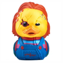 Badeente Numskull TUBBZ Cosplaying Duck - Chucky - Scarred Chucky -Wohndekoration Geschäft Chucky Tubbz WB Horror 3
