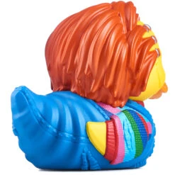 Badeente Numskull TUBBZ Cosplaying Duck - Chucky - Scarred Chucky -Wohndekoration Geschäft Chucky Tubbz WB Horror 4