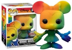 Funko POP! 23 Disney Minnie Mouse Maus Regenbogen Special Edition Vinylfigur